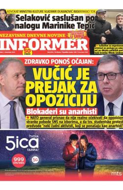 Informer - broj 4152, 5. dec 2025.
