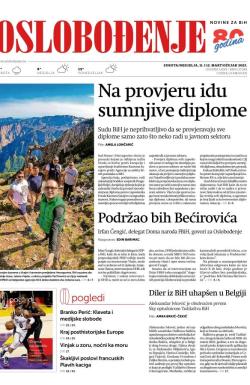 Oslobođenje - broj 27245, 11. mar 2023.