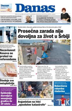 Danas - broj 8729, 23. avg 2021.