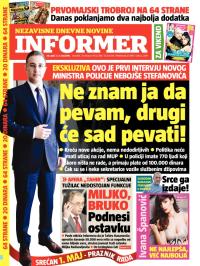 Informer - broj 605, 30. apr 2014.