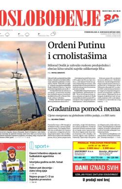 Oslobođenje - broj 27193, 9. jan 2023.