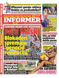 Informer - broj 4013, 25. jun 2025.