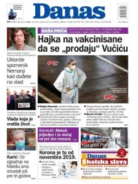 Danas - broj 8520, 26. jan 2021.