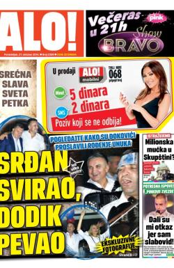 Alo - broj 2399, 27. okt 2014.