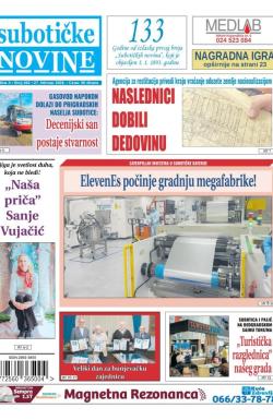 Nove Subotičke novine - broj 462, 27. feb 2026.