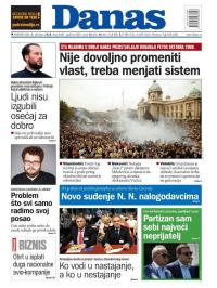 Danas - broj 8407, 5. okt 2020.