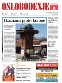 Oslobođenje - broj 26325, 13. mar 2020.