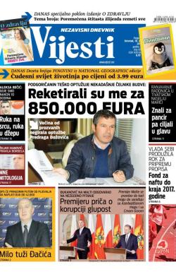 Vijesti - broj 6519, 19. maj 2016.