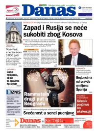 Danas - broj 5691, 29. apr 2013.