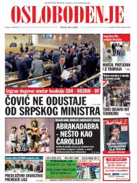Oslobođenje - broj 24.535, 20. mar 2015.