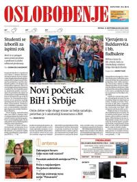 Oslobođenje - broj 25426, 8. sep 2017.