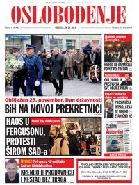 Oslobođenje - broj 24.421, 26. nov 2014.