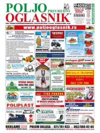 Poljoprivredni Oglasnik - broj 409, 25. okt 2019.