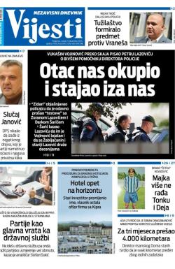 Vijesti - broj 9917, 9. dec 2025.