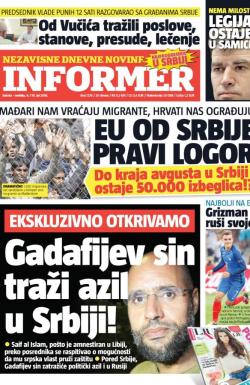 Informer - broj 1276, 9. jul 2016.
