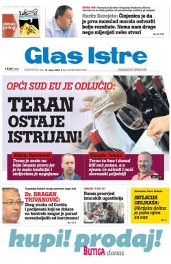 Glas Istre - broj 250, 10. sep 2020.