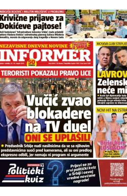 Informer - broj 4064, 23. avg 2025.