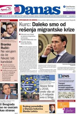 Danas - broj 7077, 13. feb 2017.