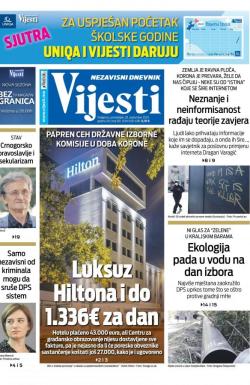 Vijesti - broj 8073, 28. sep 2020.