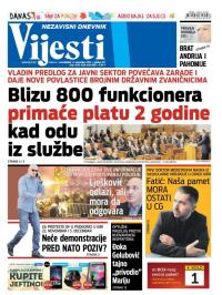 Vijesti - broj 6331, 9. nov 2015.