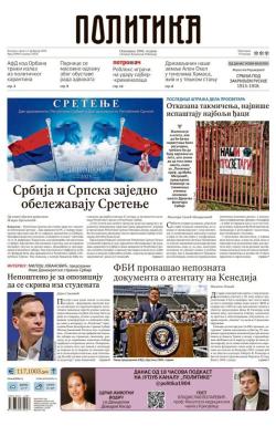 Politika - broj 39942, 12. feb 2025.
