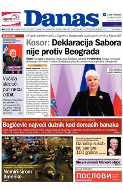 Danas - broj 6267, 26. nov 2014.