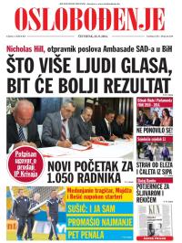 Oslobođenje - broj 24.359, 25. sep 2014.