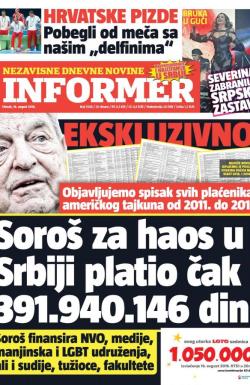 Informer - broj 1308, 16. avg 2016.