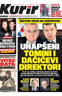 Kurir - broj 353, 28. jan 2015.