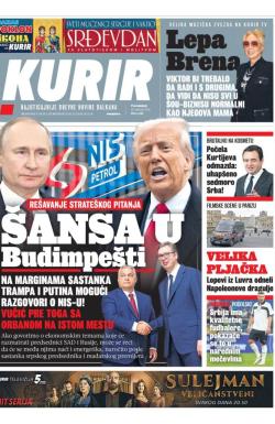 Kurir - broj 4183, 20. okt 2025.
