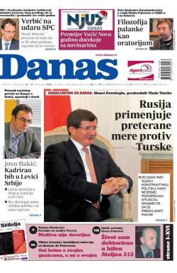 Danas - broj 6662-6663, 26. dec 2015.