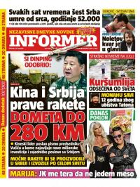 Informer - broj 1849, 24. maj 2018.