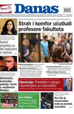 Danas - broj 8026, 20. sep 2019.