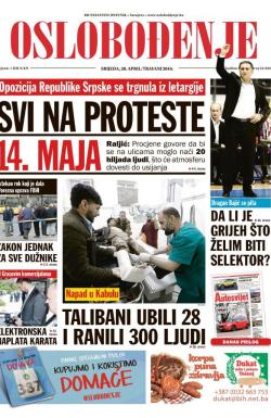 Oslobođenje - broj 24.932, 20. apr 2016.