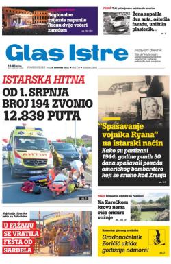 Glas Istre - broj 216, 8. avg 2022.