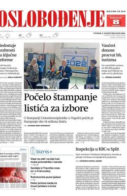 Oslobođenje - broj 27064, 9. avg 2022.