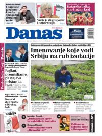 Danas - broj 9168, 3. dec 2022.