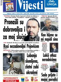 Vijesti - broj 5676, 17. jan 2014.