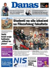 Danas - broj 10123, 22. jan 2026.