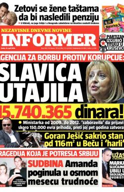 Informer - broj 599, 23. apr 2014.