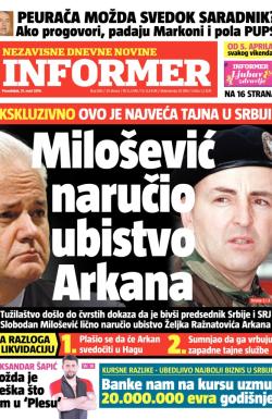 Informer - broj 580, 31. mar 2014.