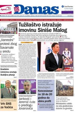 Danas - broj 7078, 14. feb 2017.