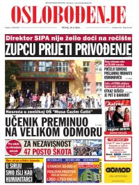 Oslobođenje - broj 24.353, 19. sep 2014.