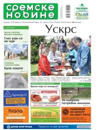 Sremske Novine - broj 2824, 15. apr 2015.