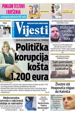 Vijesti - broj 8257, 3. apr 2021.