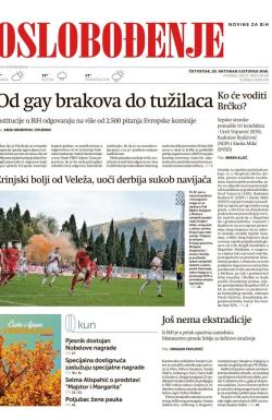 Oslobođenje - broj 25110, 20. okt 2016.