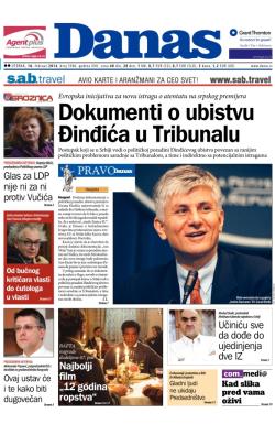 Danas - broj 5986, 18. feb 2014.