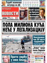 Večernje novosti - broj 1066, 31. jan 2014.