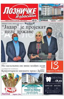 Lozničke novosti - broj 680, 26. mar 2021.