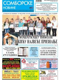 Somborske novine - broj 3268, 10. feb 2017.